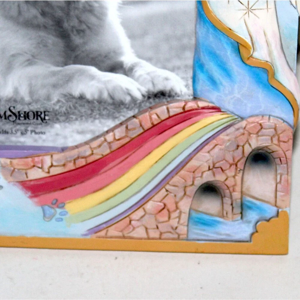 Jim Shore Rainbow Bridge Photo Frame Forever In My Heart 2022 dog pet angel